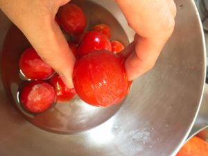 冷凍保存したミニトマトで絶品トマトソース レシピ Med Mixer
